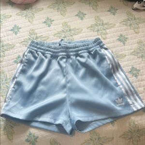 Adidas Women's Sky Blue Athletic Shorts